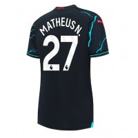 Manchester City Matheus Nunes #27 Kolmaspaita Naiset 2023-24 Lyhythihainen